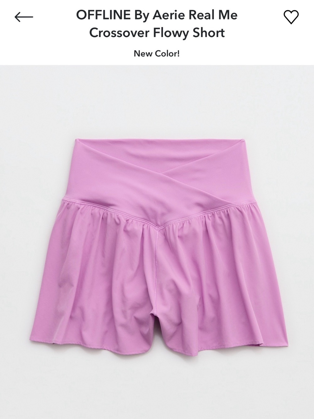 Aerie Real Me Crossover Flowy Short